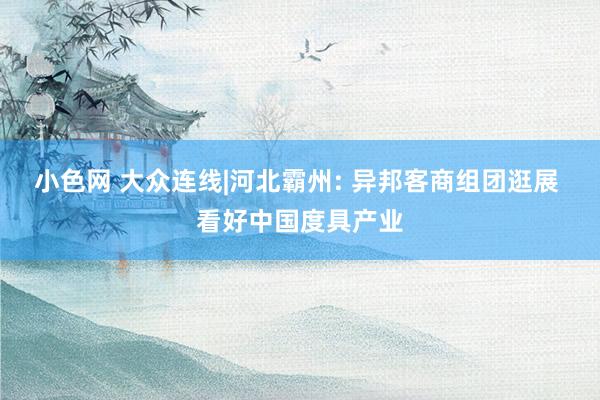 小色网 大众连线|河北霸州: 异邦客商组团逛展 看好中国度具产业